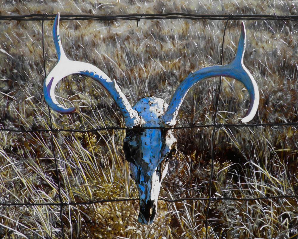 Winter Deer Skull